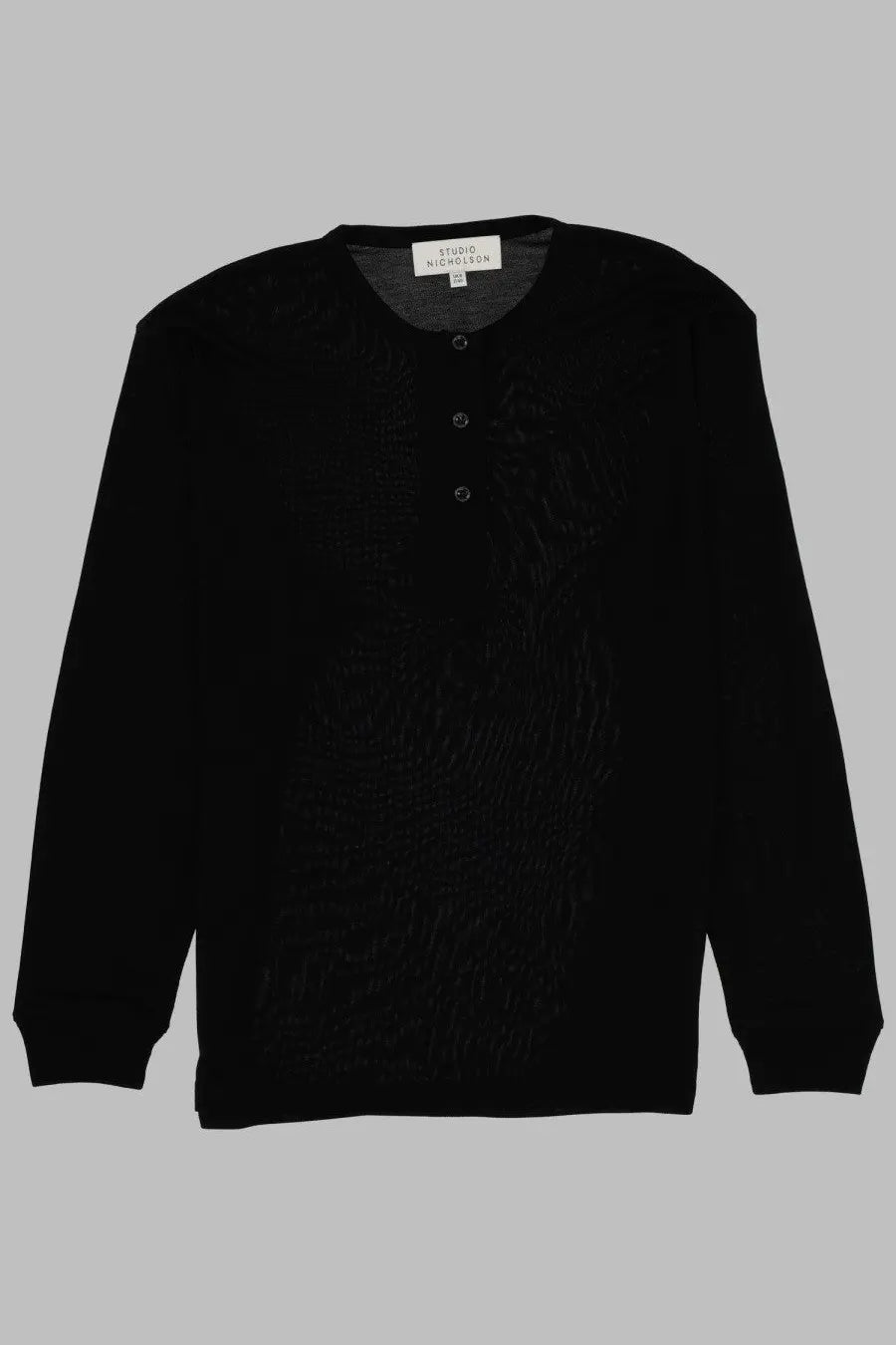 Studio Nicholson Women's Top Rutas Henley Black