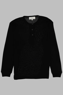 Studio Nicholson Women's Top Rutas Henley Black