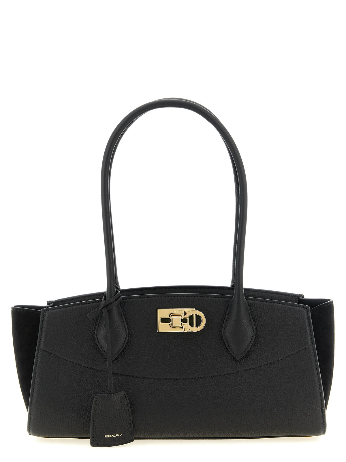 Ferragamo Studio Soft East West ( ) Shoulder Bag Black