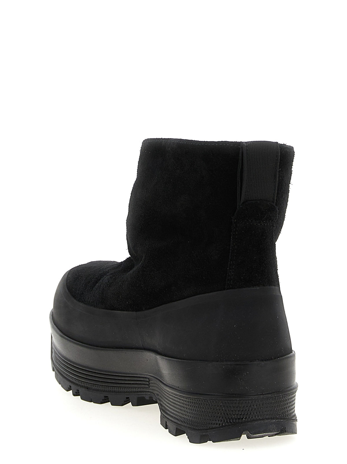 Stone Island Suede Ankle Boots Black