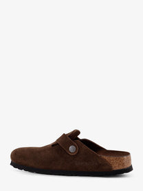 Birkenstock Unisex Suede Boston Sandals Brown