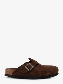 Birkenstock Unisex Suede Boston Sandals Brown