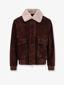 ARMA Men's Suede Jacket Grey