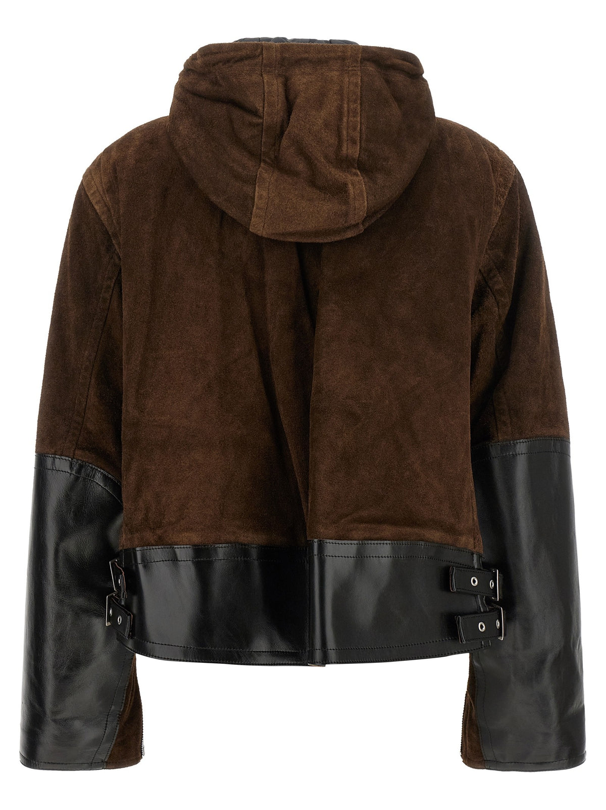 Sacai Suede Jacket Brown
