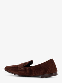 Tory Burch Women's Suede Loafer Black