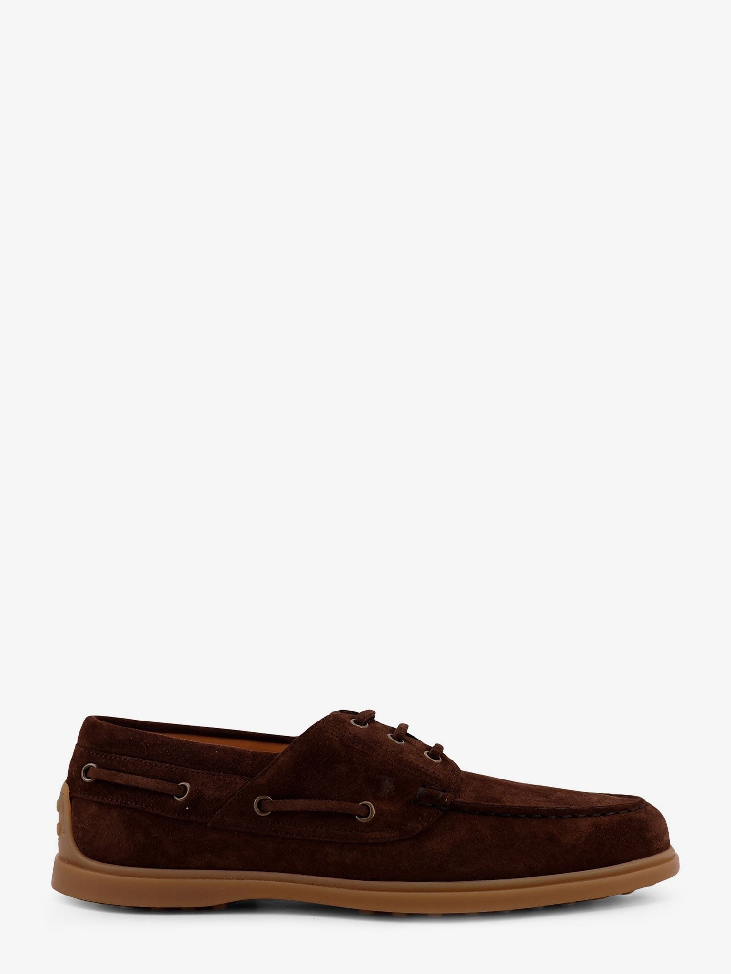 Tod's Men's Suede Boat Shoe Brown