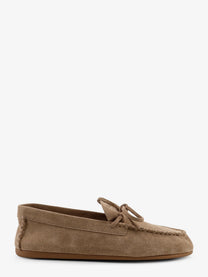 Miu Miu Women's Deck Loafers Beige