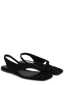 Toteme Women's Suede Sandal Black