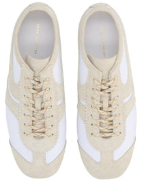 Dries Van Noten Women's Suede Sneaker White
