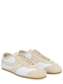 Dries Van Noten Women's Suede Sneaker White