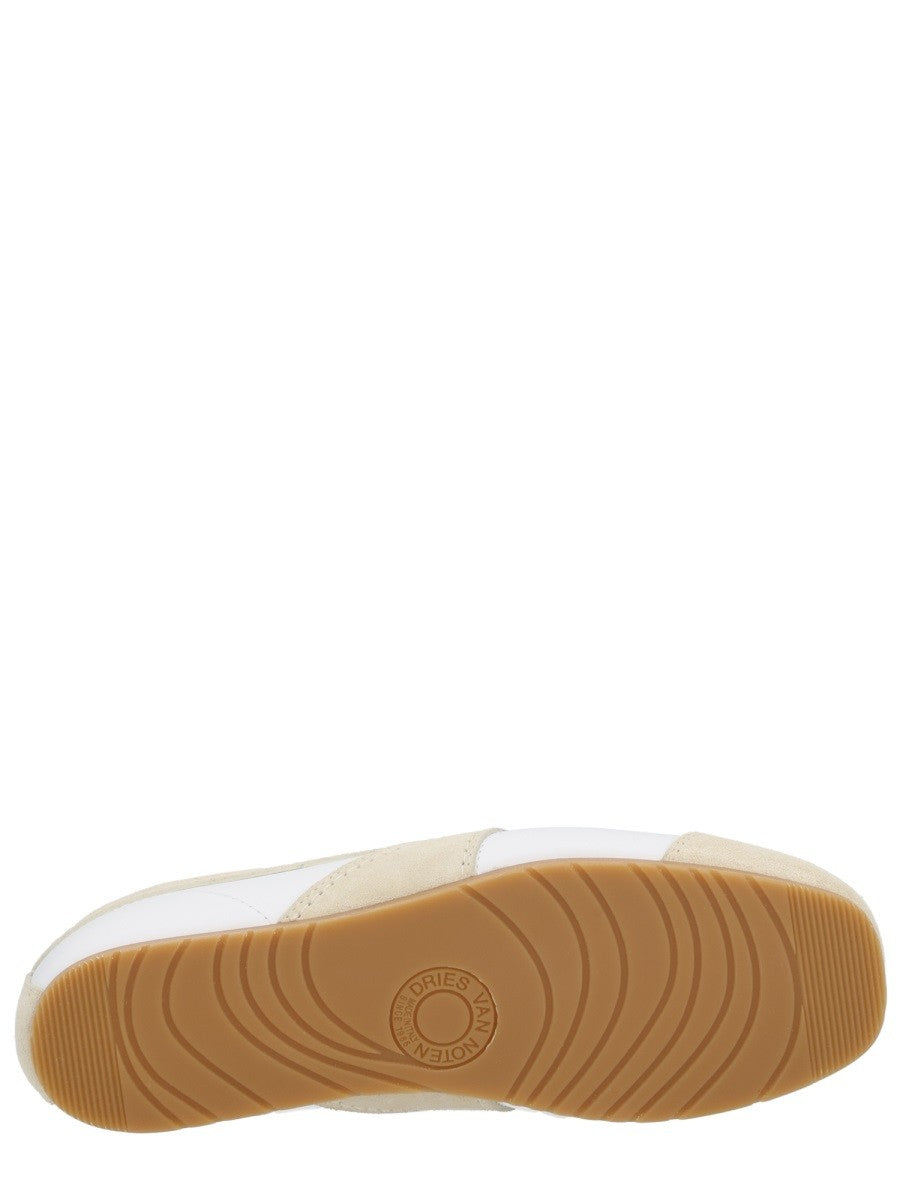 Dries Van Noten Women's Suede Sneaker White