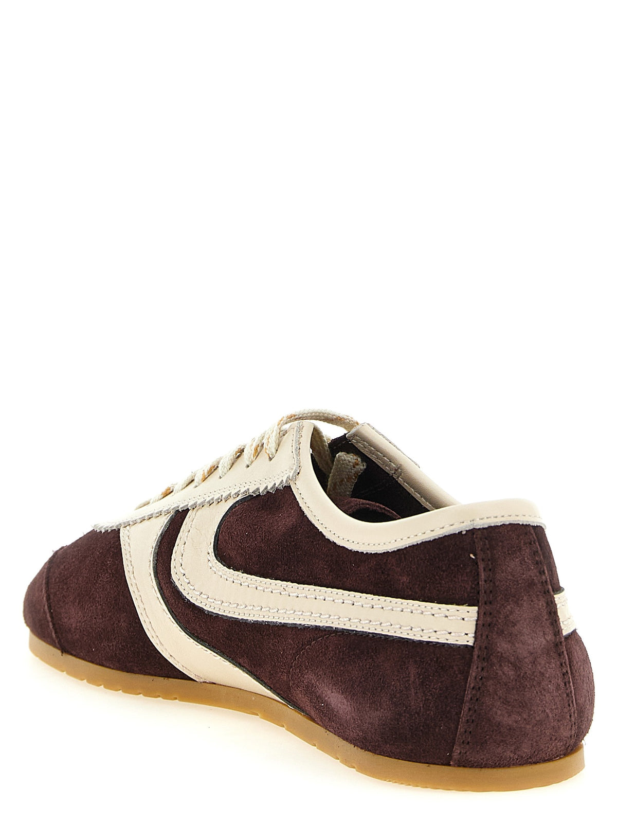 Dries Van Noten Suede Sneakers Red