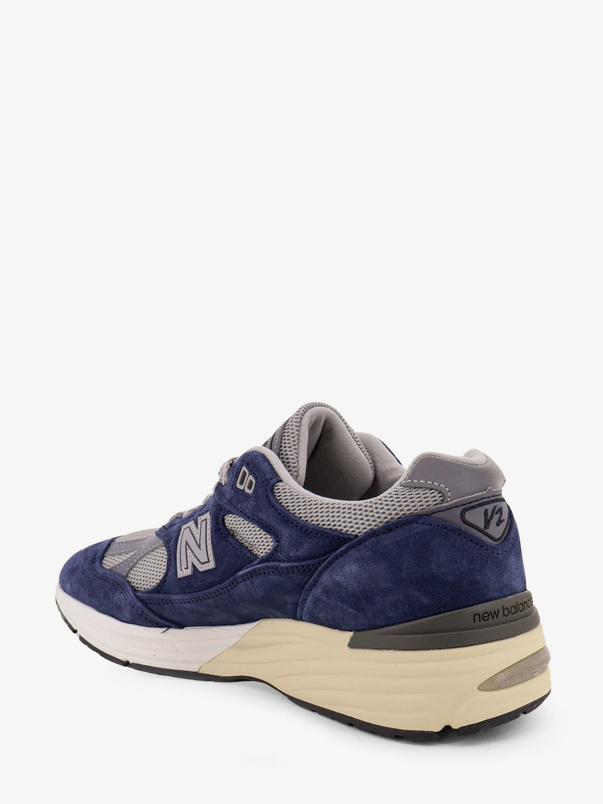 New Balance Men's Suede Sneakers Blue, view 3