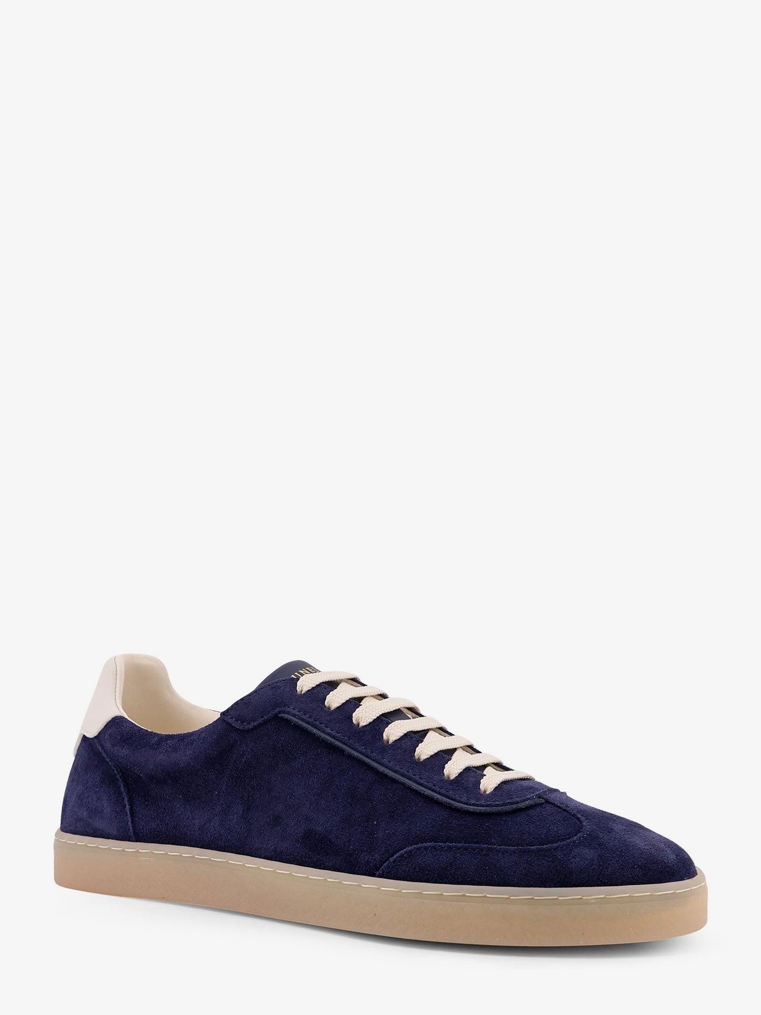 Brunello Cucinelli Men's Suede Sneakers Blue