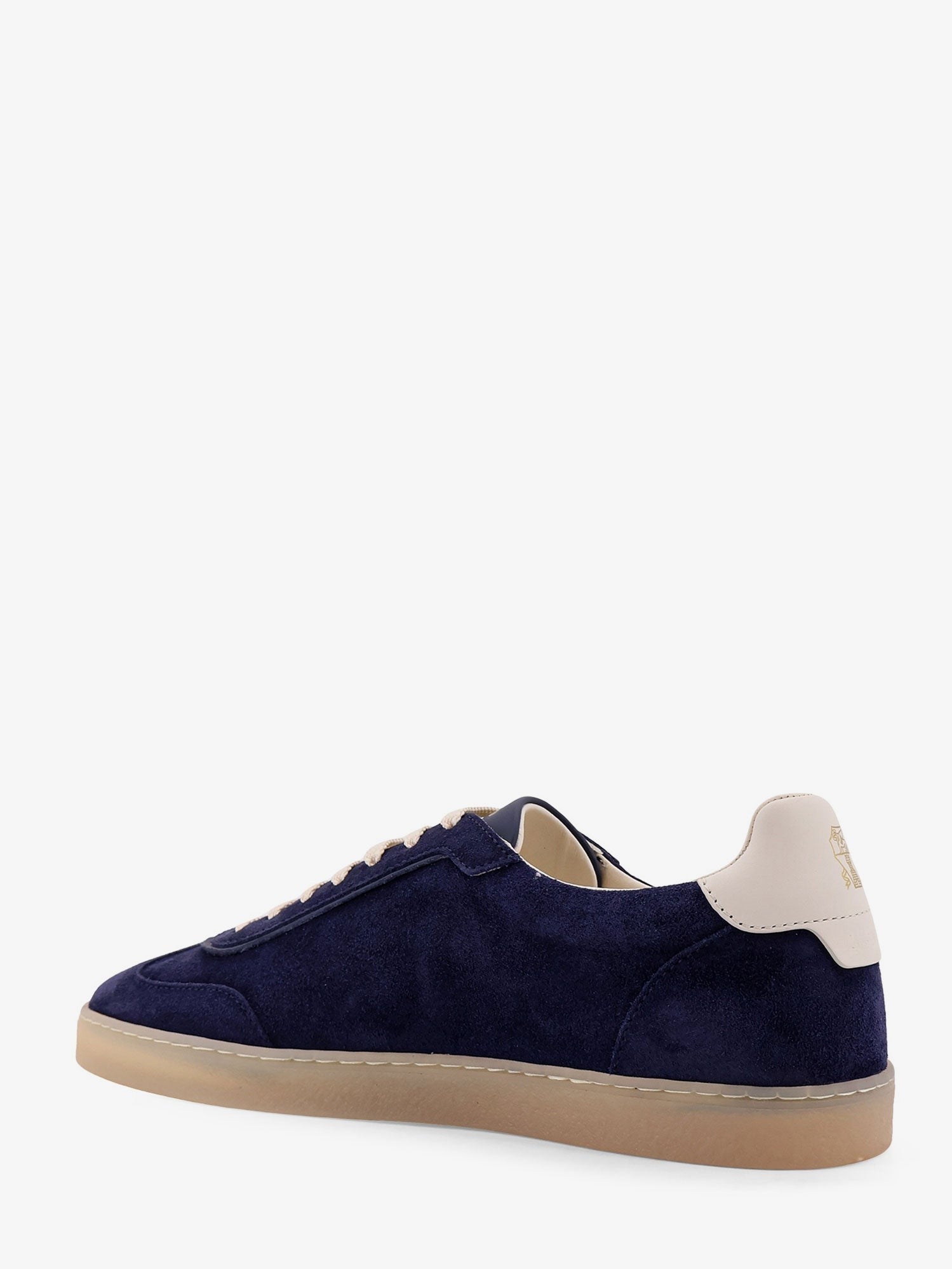 Brunello Cucinelli Men's Suede Sneakers Blue
