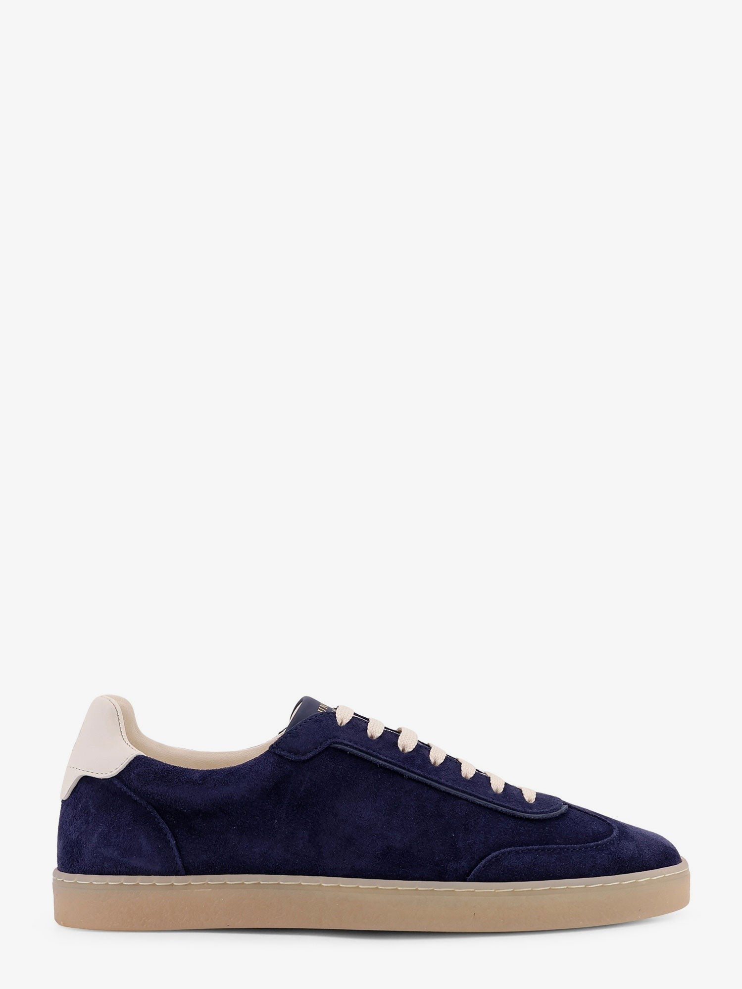 Brunello Cucinelli Men's Suede Sneakers Blue