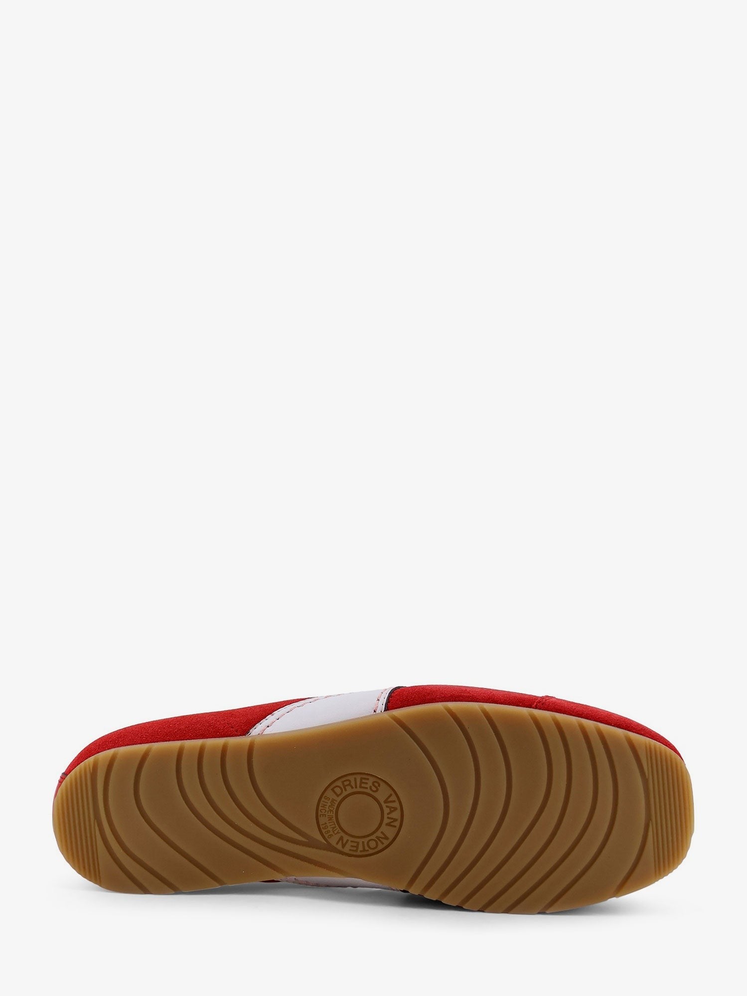 Dries Van Noten Women's Suede Sneakers Red