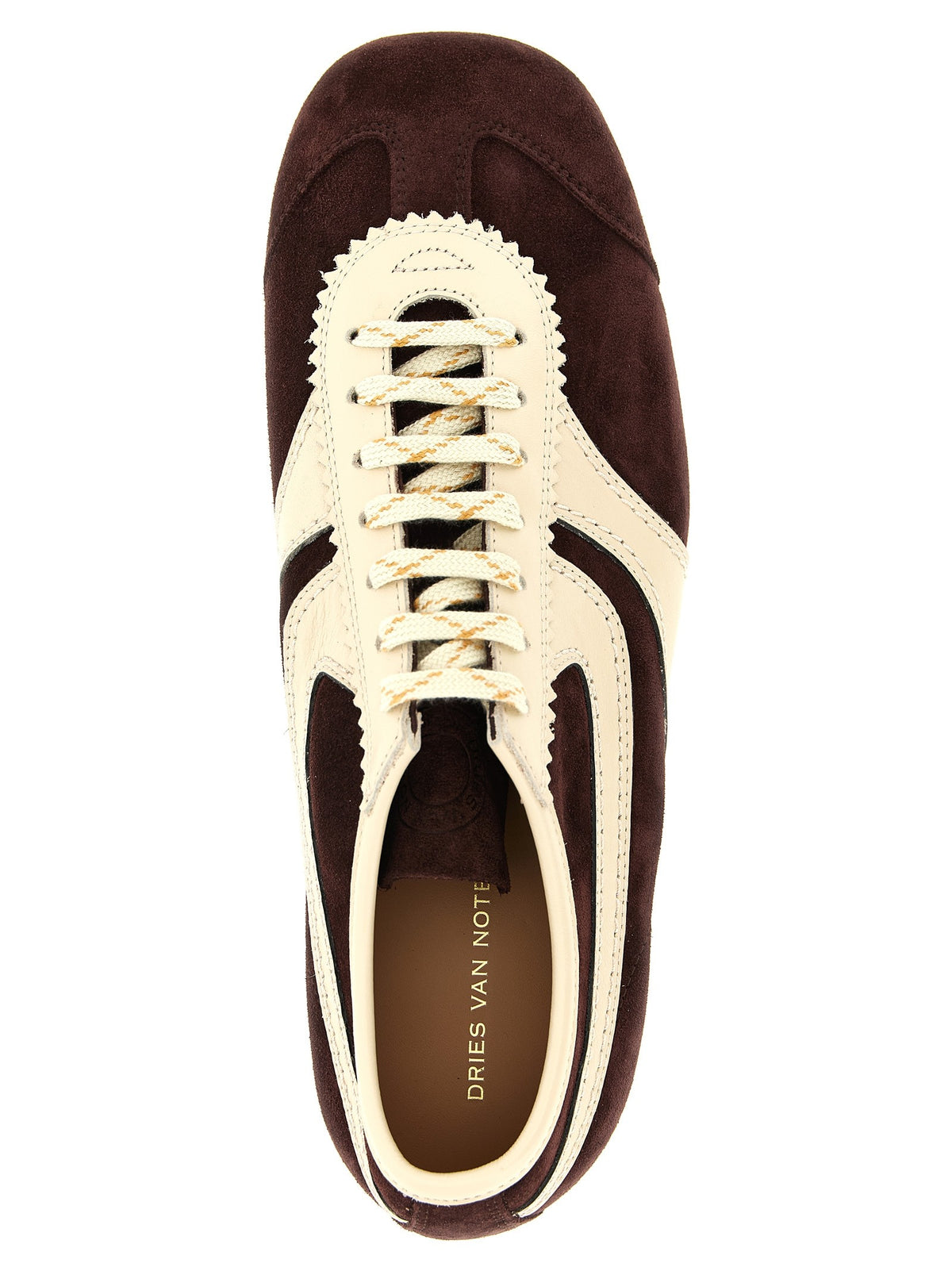 Dries Van Noten Suede Sneakers Red