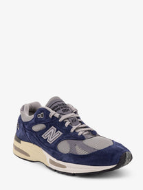 New Balance Men's Suede Sneakers Blue, view 2