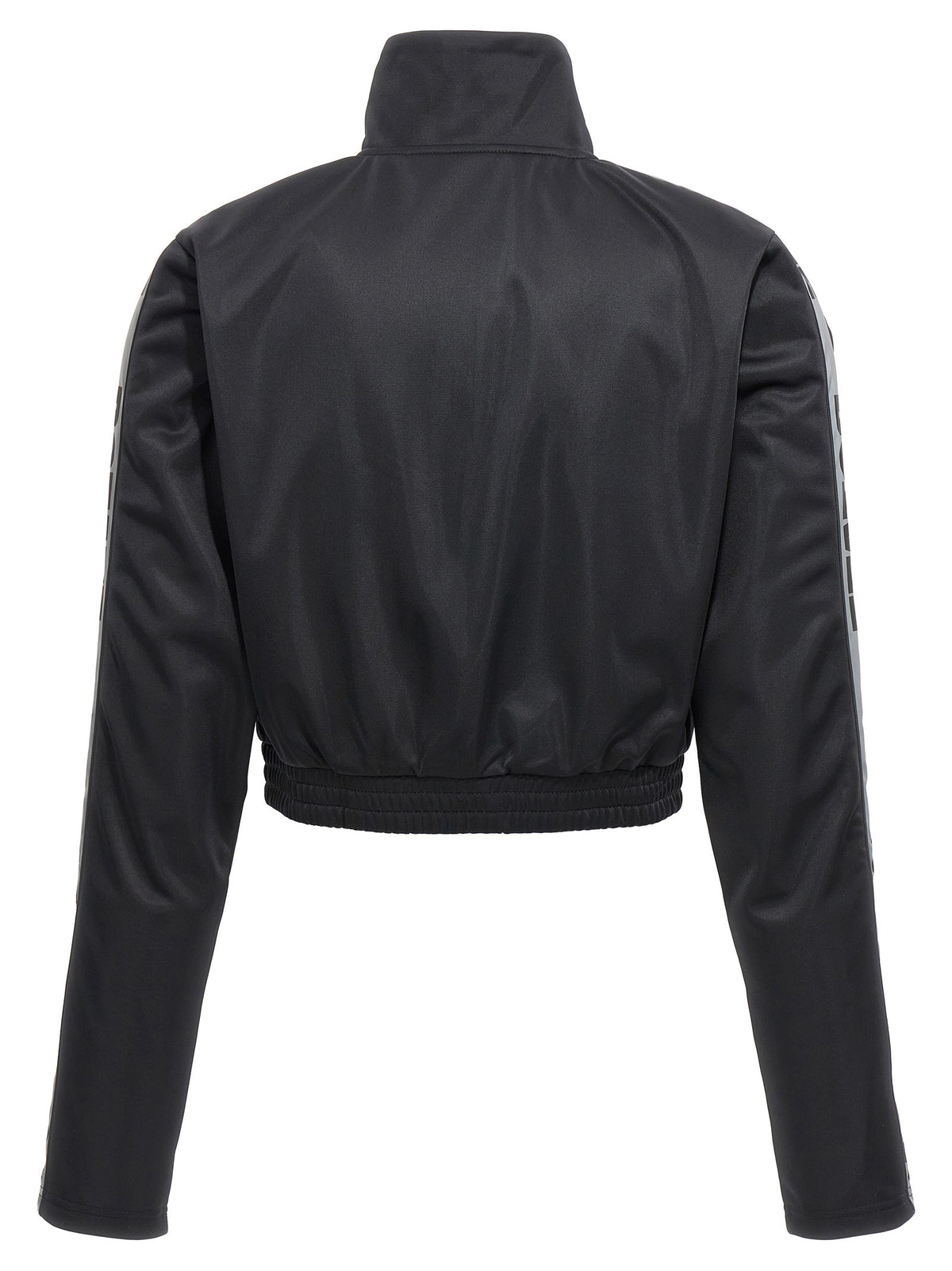 ROTATE Birger Christensen Sunday Capsule Cropped Sweatshirt Black