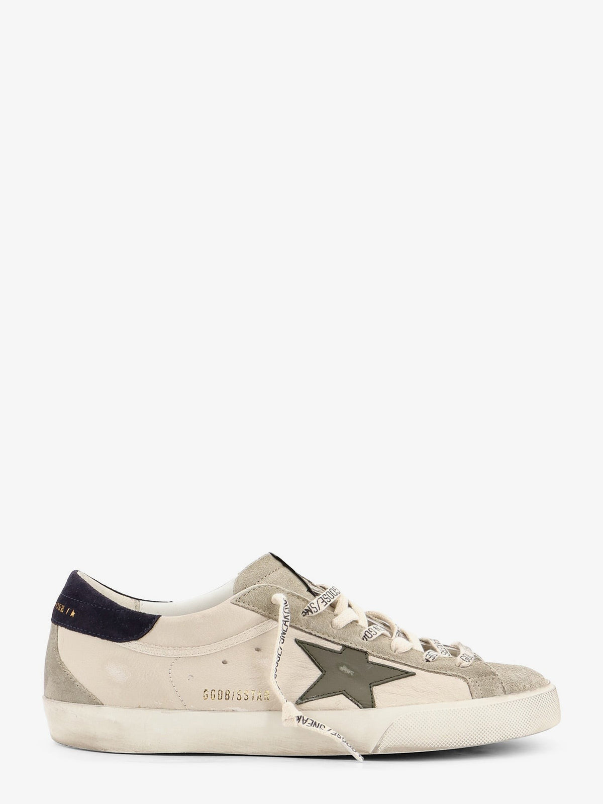 Golden Goose Men's Super Star Leather and Suede Sneakers White