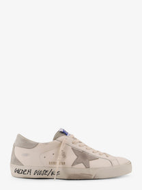 Golden Goose Men's Super Star Leather Sneakers White