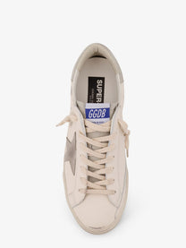 Golden Goose Men's Super Star Leather Sneakers White