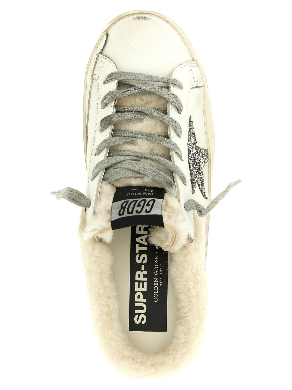 Golden Goose Super Star Sabots White