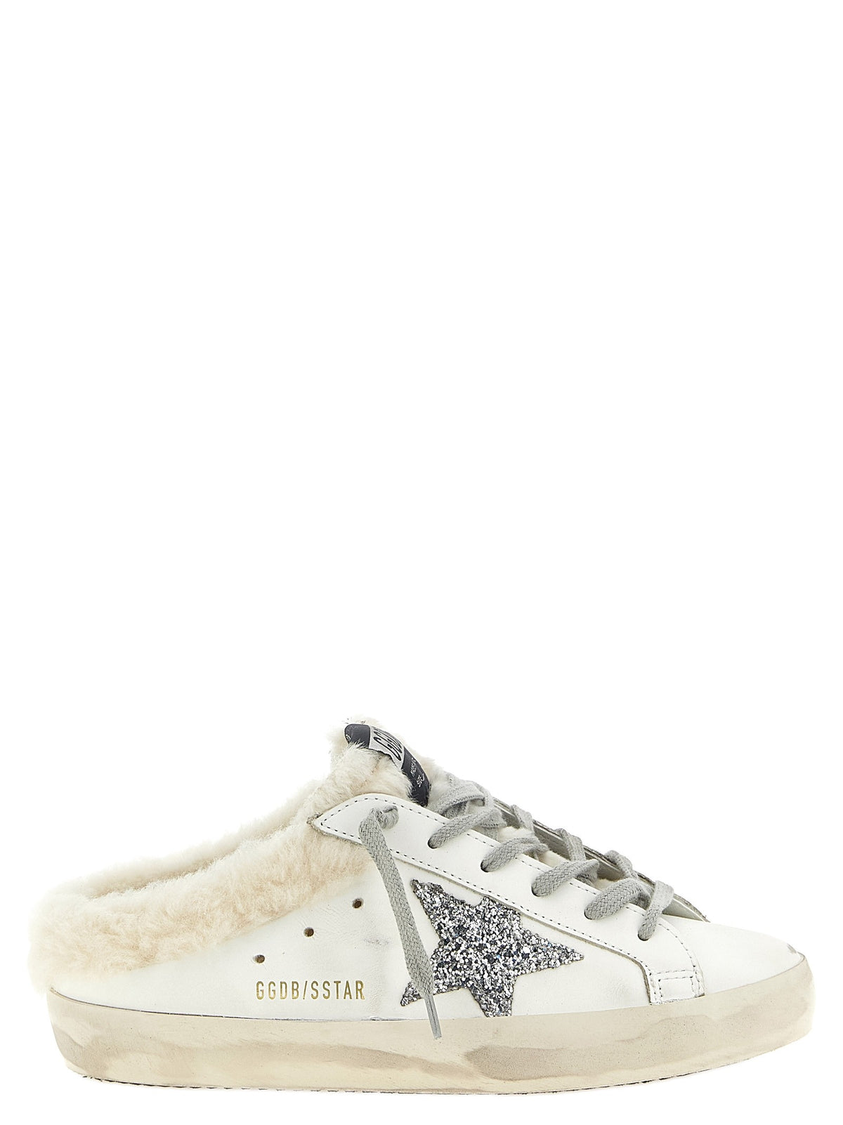 Golden Goose Super Star Sabots White