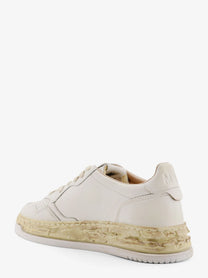 AUTRY Men's Super Vintage Low Leather Sneakers White