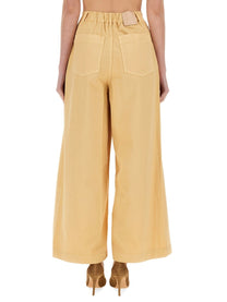 Alysi Women's Superflare Sporty Pants Yellow