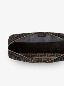 Fendi Men's Superlight FF Zucca Fabric Beauty Case Black