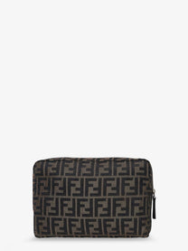 Fendi Men's Superlight FF Zucca Fabric Beauty Case Black
