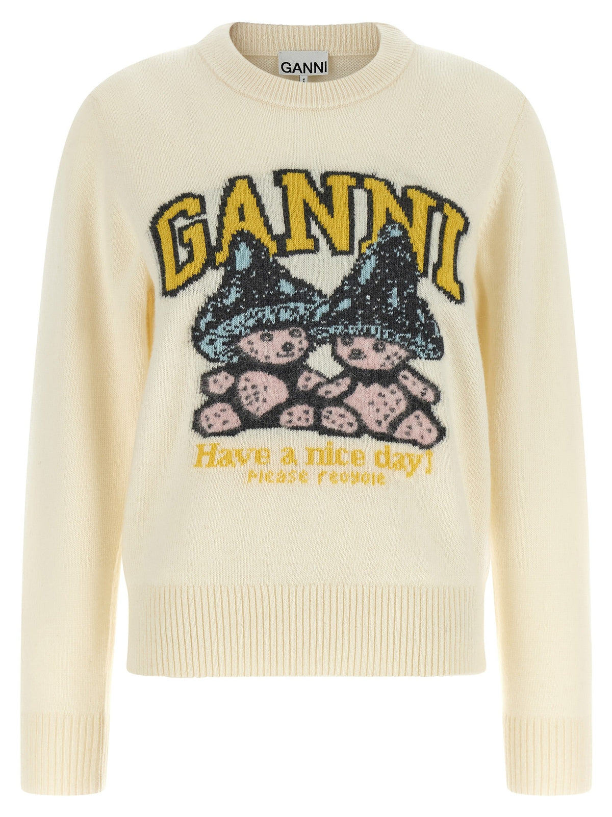 Ganni Sweater White