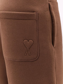 Ami Paris Men's Sweatpants Brown