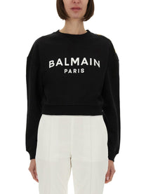 Balmain Women's Sweatshirt Black
