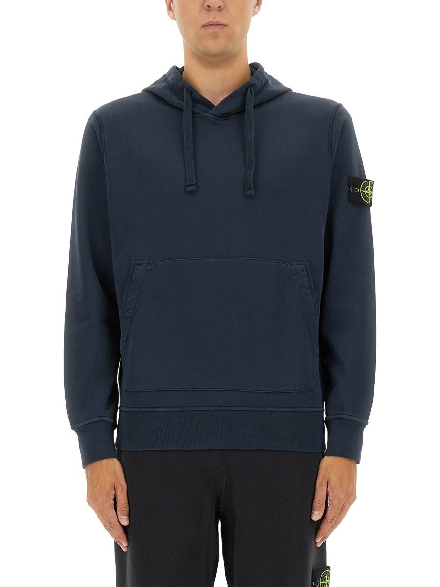 Stone Island Men's Sweatshirt Blue, view 3