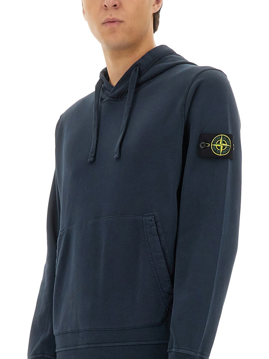 Stone Island Men's Sweatshirt Blue, view 5