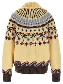 Alanui Sweet Winter Cardigan Gold, view 2