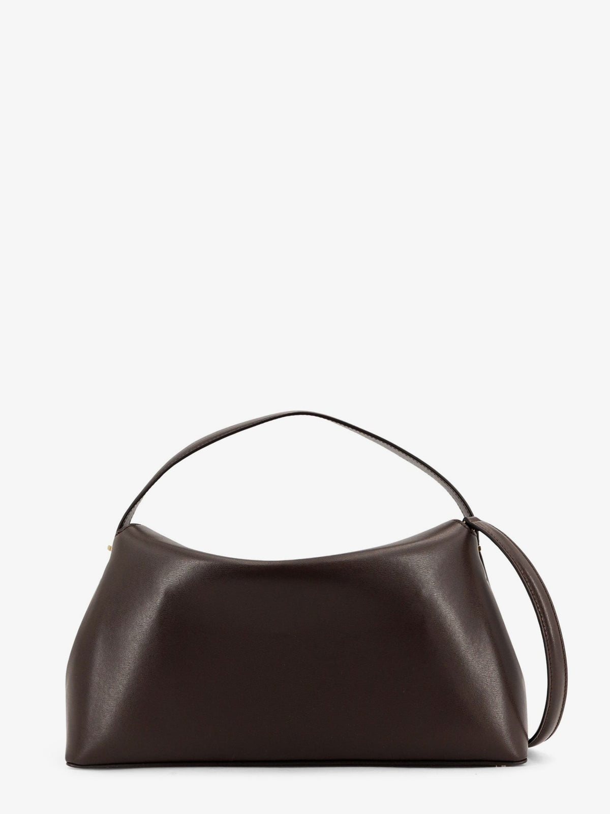Toteme Women's Lock Leather Handbag Brown