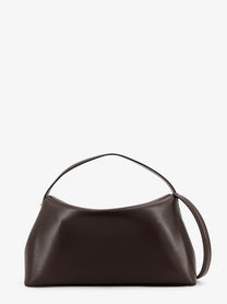 Toteme Women's Lock Leather Handbag Brown