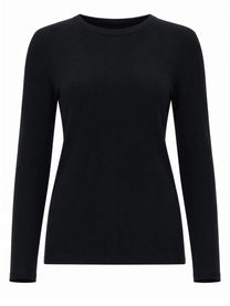 Max Mara Women's Shirt Maniche Lunghe in Jersey Black