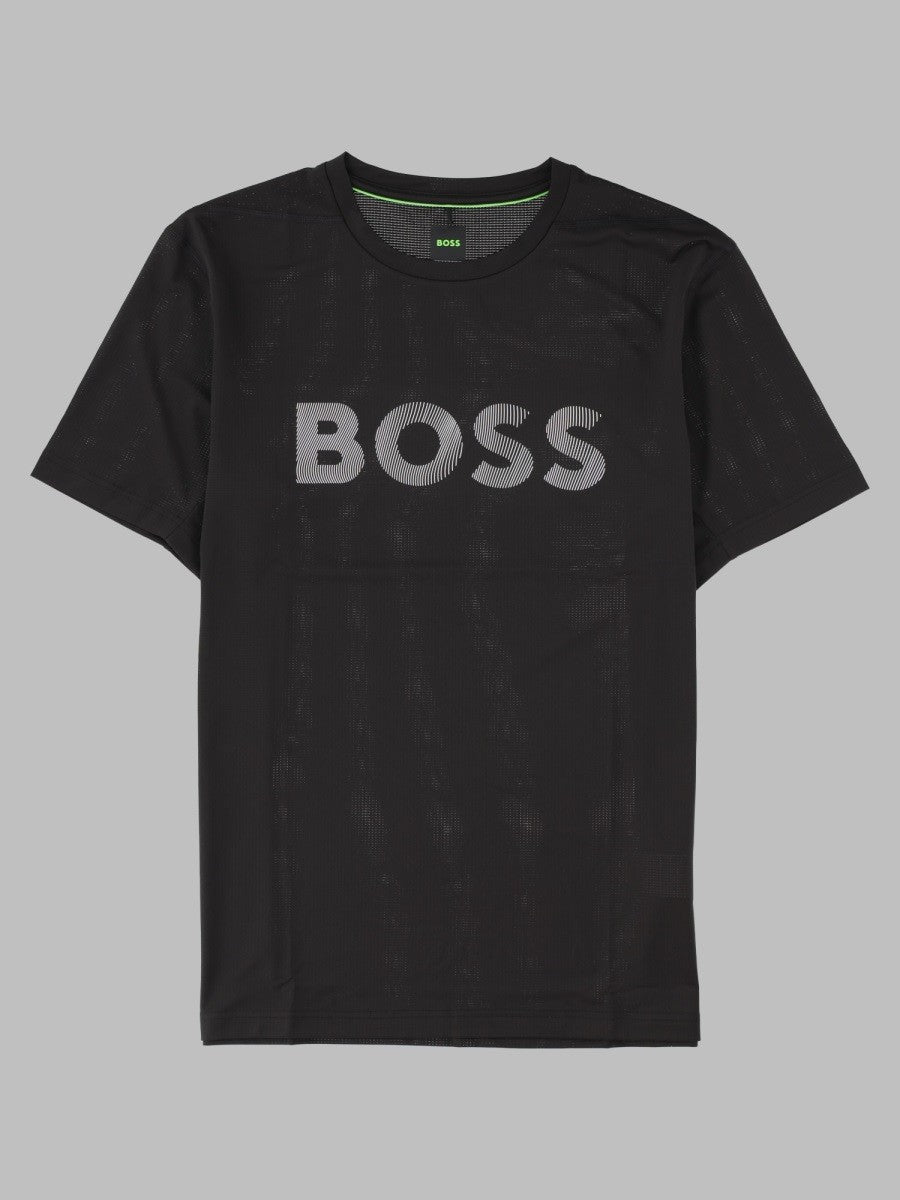 BOSS Men's Shirt Active Con Black