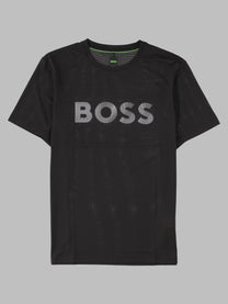 BOSS Men's Shirt Active Con Black