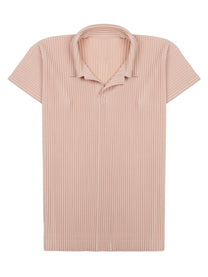 Homme Plisse Issey Miyake Men's Shirt Con Colletto Polo Blue