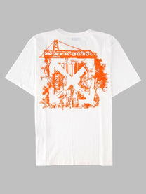 Off-White Men's Shirt Con Stampa White
