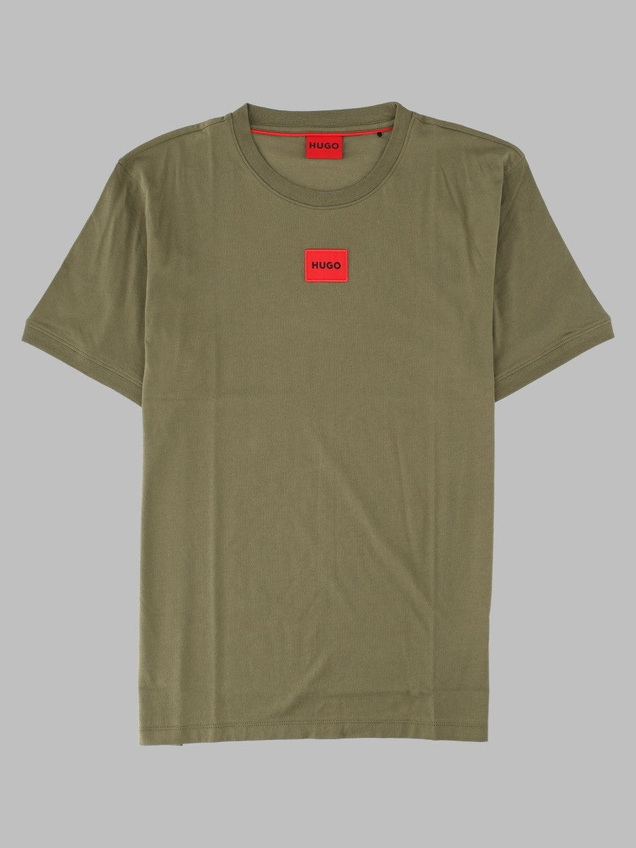 HUGO BOSS Men's Shirt Con Patch Green