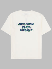 Drôle de Monsieur Men's Shirt Con Slogan White