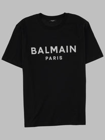 Balmain Men's Shirt Con Stampa Black