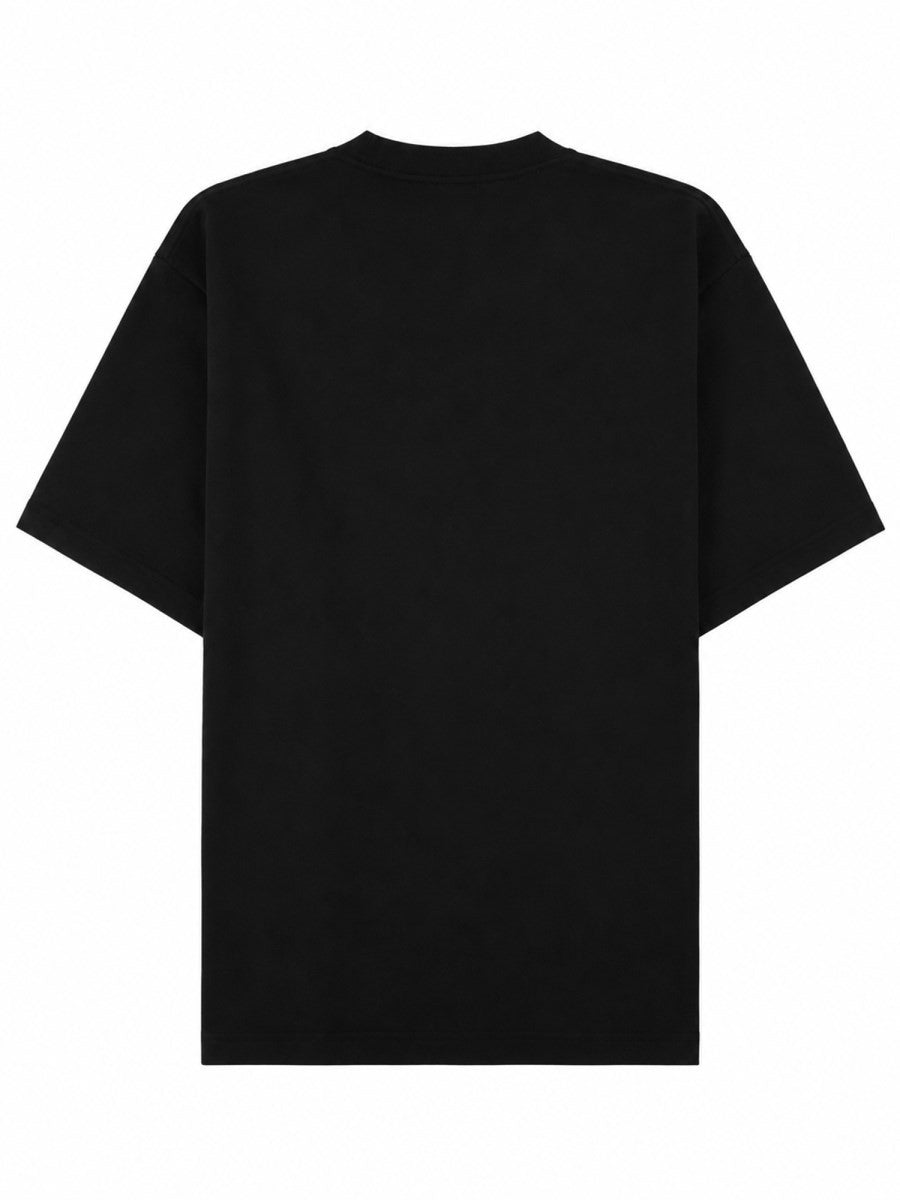 Balenciaga Women's Shirt Con Stampa Black
